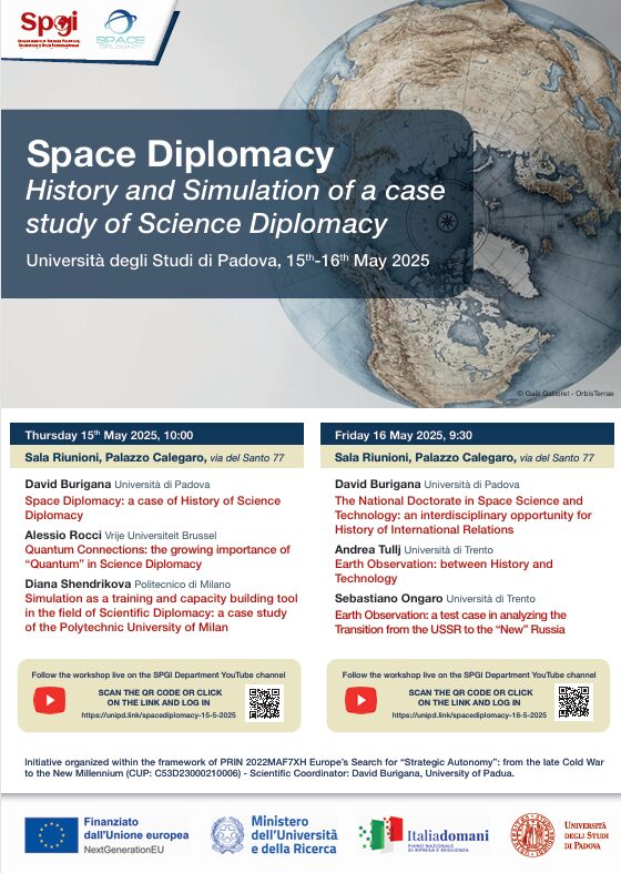 SPACE DIPLOMACY.                                                   History and Simulation of a case study of Science Diplomacy